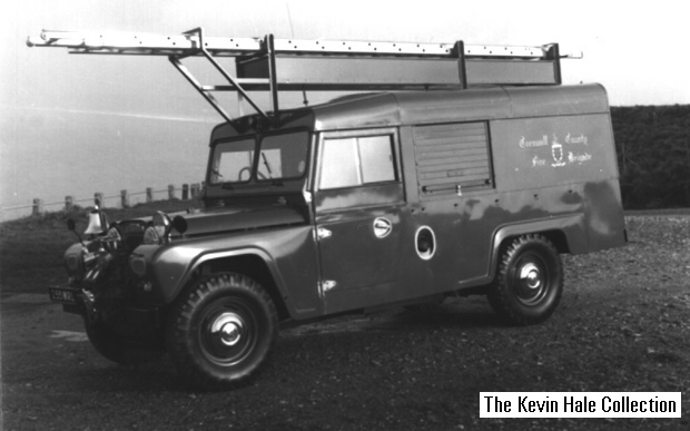 255 MRL - 1961 Austin Gipsy LWB L4P - Picture courtesy of Cornwall County Fire Brigade.