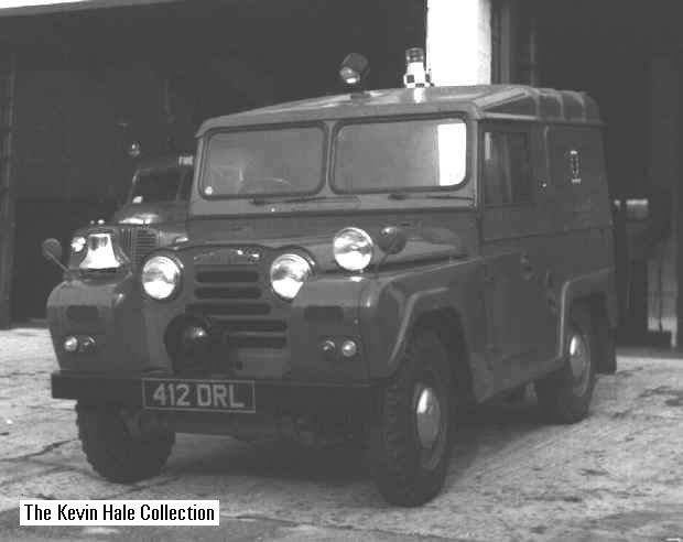 412 DRL - 1959 Austin Gipsy SWB CU - Picture courtesy of Cornwall County Fire Brigade.