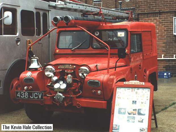438 JCV - 1960 Austin Gipsy SWB L4P - Picture taken by Kevin Hale at Exeter fire station, Devon on 13th August 1988.