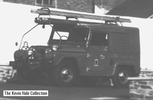 440 JCV - 1960 Austin Gipsy SWB L4P - Picture courtesy of Cornwall County Fire Brigade, taken at Torpoint fire station, Cornwall.