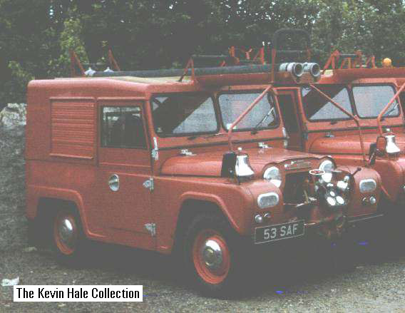 53 SAF - 1960 Austin Gipsy SWB L4P - Picture taken by Roy Yeoman at Camborne fire station, Cornwall whilst appliance awaiting disposal.