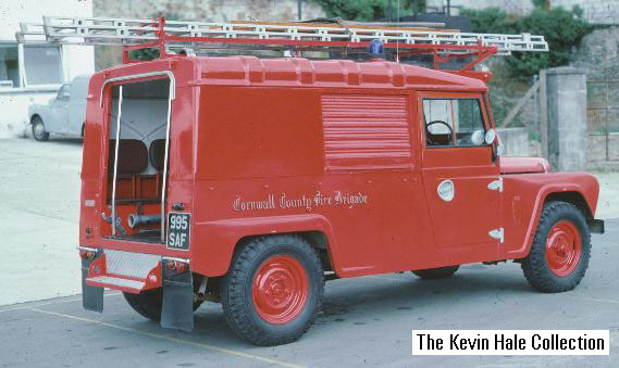 995 SAF - 1963 Austin Gipsy LWB L4P - Picture taken by Roy Yeoman at Bodmin fire station, Cornwall.