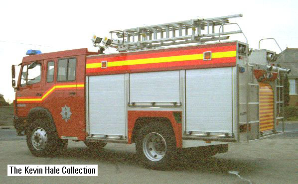 N94 LCV - 1996 Mercedes 1124A/Carmichael/Saxon WrT - Picture by Kevin Hale - taken at Saltash fire station on 5th January 1997.