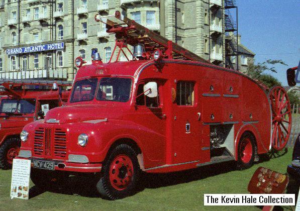 NCV 429 - 1951 Austin K4 Loadstar/Home Office PE. Picture taken by Kevin Hale at Fire Fiesta, Weston-Super-Mare 6th August 1988.