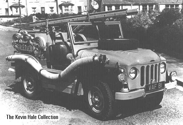 VAF 81 - 1955 Austin Champ L4P - Picture courtesy of Cornwall County Fire Brigade.