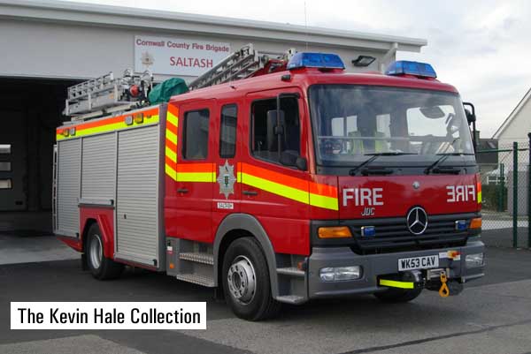 WK53CAV - 2003 Mercedes Atego/JDC WrL - Picture by Kevin Hale - taken at Saltash fire station on 22nd February 2004.