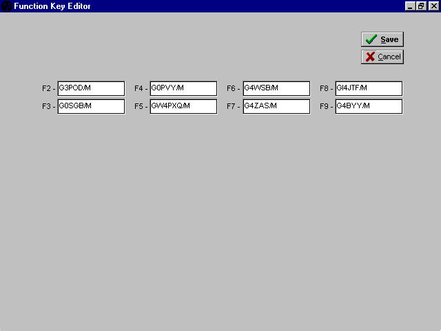 WAB-IT CONTEST Function Key Editor Screen Shot
