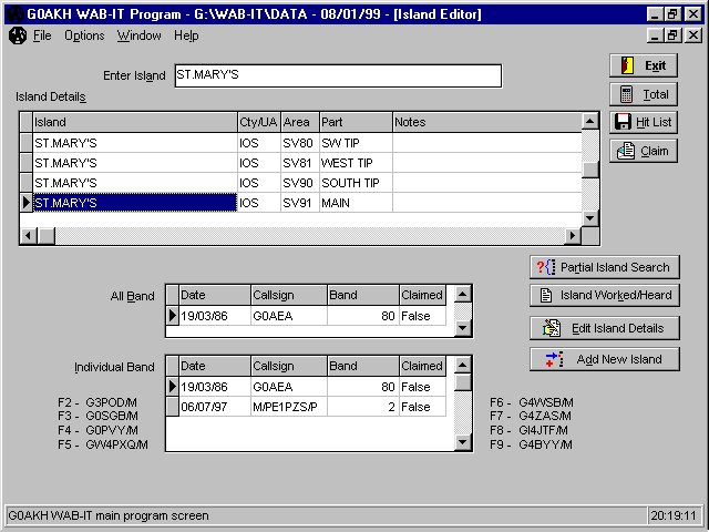 WAB-IT Island Editor Screen Shot
