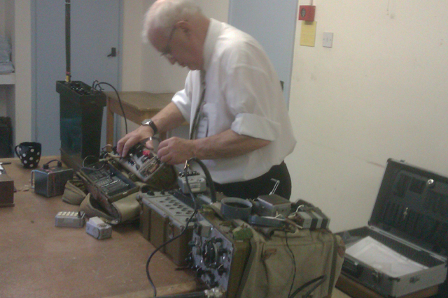 Tony Helm G4BCX presents a talk on some of his Military Radio Equipment